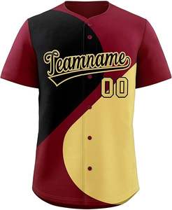 Camiseta de Uniforme de Béisbol con Logotipo y Número Bordados Personalizados, Ropa de Béisbol y Sóftbol, Jersey Sublimado de Talla Grande - Product Image 6