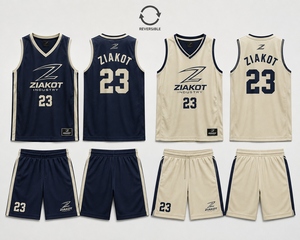 Venta al por Mayor Directa de la Industria, Conjunto de Baloncesto Sublimado de Doble Cara, Verde Kelly y Blanco, Personalizado y Reversible, el Más Vendido - Product Image 3