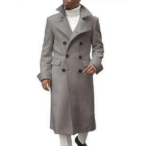 Manteau long d'hiver pour homme en fibre de bambou, respirant, à séchage rapide, chaud, sur mesure, vente en gros, tendance - Product Image 6