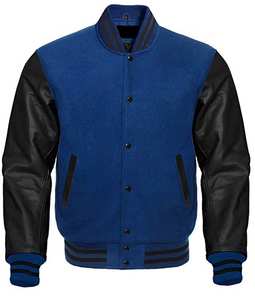 High-Quality Men's Wool Leather Varsity Jacket Stylish Durable and Perfect for Casual Wear and <b>Athletic</b> Style - Product Image 4