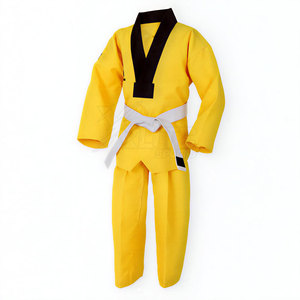 Uniforme de Taekwondo Classique Premium pour Hommes, Logo Personnalisable sur le Devant, Tissu Léger et Doux, Combinaison d'Arts Martiaux Adaptée à un Usage Quotidien - Product Image 2
