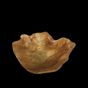 <b>Decorative</b> Handmade Wooden Serving Bowl Wabi Sabi Design Uncoated Wood Craft For Food Serving Gifting <b>Decorative</b> Item - Product Image 1