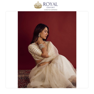 Sari en Georgette de qualité supérieure, nouveau style, dernière mode, vêtements indiens de créateur pour mariage, avec broderie de sequins lourds - Product Image 5