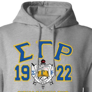 เสื้อฮู้ดพิมพ์ลายกราฟิก Gray Sigma Gamma Rho 1922 สำหรับผู้หญิง เสื้อสเวตเชิ้ตแบบสวมหัว สไตล์กรีก สำหรับชมรมนักศึกษา เสื้อผ้าลำลองสำหรับใส่ในมหาวิทยาลัย - Product Image 6