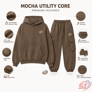 Conjunto de Sudadera y Pantalones Deportivos para Hombre, 100% Algodón, Estilo Casual Otoñal, con Capucha, Lavado, Color Sólido, Marca Privada, OEM, Venta al Por Mayor - Product Image 4