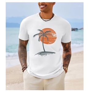 Nouvelle collection T-shirt décontracté pour homme en coton 100% tricoté à manches courtes imprimé avec des caractéristiques anti-boulochage et écologiques Bangladesh - Product Image 3