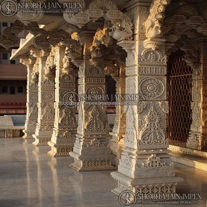 Columnas de Madera con Temática de Templos del Sur de la India para Bodas, por Shobha Jain Impex, Hechas en Delhi, India - Product Image 2