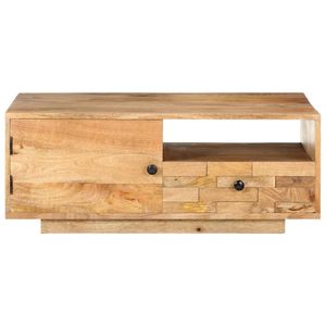 Tavolino da Caffè in Legno di Mango Naturale Massiccio - Product Image 3