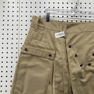 ยูทิลิตี้คิลท์ส กางเกงคิลท์สีกากี ไซส์ผู้ชาย 36 กระเป๋า กระดุมแป๊กหนา จีบแบบโกธิค หนักแน่นพิเศษ รุ่น 2026 - Product Image 4