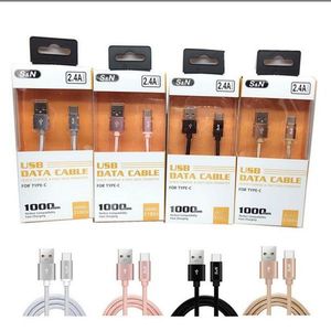 S N <b>Usb</b> Data <b>Cable</b> For <b>Type</b> <b>C</b> 1000mm 2.4A Fast <b>Charging</b> Quick Charge Data Transfer - Product Image 1