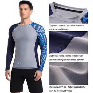 Fabricante Mayorista de Camisetas de Manga Larga para Hombre, Totalmente Sublimadas, de Secado Rápido, Transpirables, de Spandex/Poliéster, con Empaque Personalizado - Product Image 6