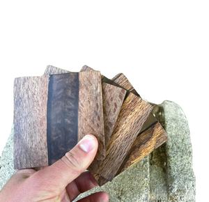 ชุดรองแก้วทำจากเรซินไม้เรซินอีพ็อกซี่ทรงกลมฐานสี่เหลี่ยม - Product Image 3