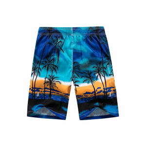 Shorts décontractés pour hommes en polyester, shorts de sport de baseball pour hommes, shorts d'été à taille élastique, amples, unis, longueur genou. - Product Image 5