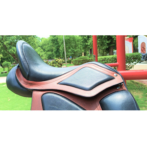New Premium Quality English Leather Dressage Saddle <b>Plastic</b> <b>Tree</b> Durable Genuine Leather Material Customizable for Gaited Horse - Product Image 3