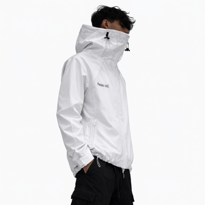 Chaquetas cortavientos de nailon suave para exteriores, diseño personalizado, para hombre, de alta calidad, a prueba de viento e impermeables, con cremallera. - Product Image 3