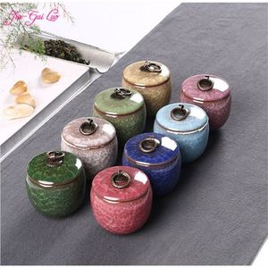 กระป๋องชาโลหะขนาดเล็กแบบพกพาขายส่ง |   ถังเก็บอาหารโลหะเกรดอาหาร ป้องกันความชื้น |   โถใส่ผลไม้อบแห้งเพ้นท์ลายด้วยมือ - Product Image 2