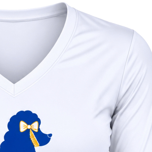 Camiseta de Manga Larga Personalizada para Mujer SGRHO, Camiseta de Cuello Redondo de Algodón con Letras Griegas Sigma Gamma Rho, Ropa al por Mayor - Product Image 6
