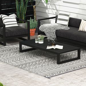 Tappetino da Picnic Reversibile 8x10 in Stile Boho, in PP Intrecciato, Grigio e Bianco, Portatile per Camper, Campeggio, Patio e Viaggi - Product Image 2