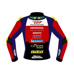 Veste de motard homme Diogo Moreira Rucati MotoCP en cuir de vachette/crocodile pour la piste et la course, modèle 2026 sur mesure avec bosse, homologuée CE - Product Image 2