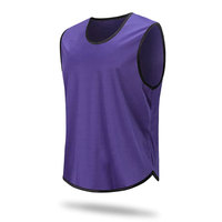 Maillots d'entraînement de football réversibles imprimés bicolores, chasubles de match pour l'entraînement de football, vêtements de sport d'équipe en maille respirante
