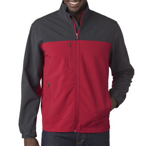 Veste softshell homme pour randonnée en plein air, col montant, imperméable, coupe-vent, doublure polaire, chaude pour l'hiver - Product Image 1