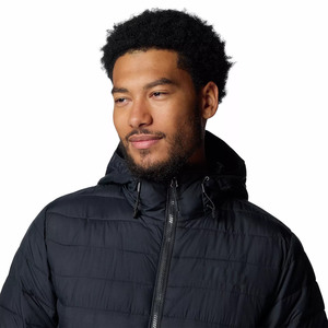 Chaqueta Acolchada Impermeable para Hombre, con Cuello Alto, Diseño Acolchado, Ropa de Calle de Invierno, Logotipo Frontal, Cálida - Product Image 6
