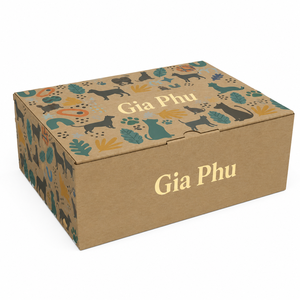 Custom Carton <b>Packaging</b> Slotted Takeaway Food Disposable Eco-Friendly Corrugated Board Pizza Recycled <b>Materials</b> Modern Style Box - Product Image 2