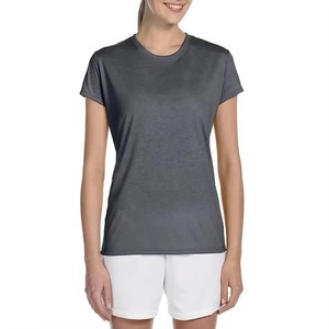 Camisetas para mujer con MOQ bajo, tela suave, ideales para uso en exteriores en verano, camisetas para mujer con talla personalizada. - Product Image 1