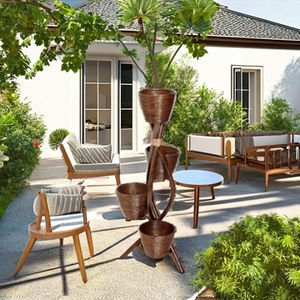 Venta caliente Maceta 4 para muebles de exterior Juego de jardín Hecho a mano Durable de alta calidad - Product Image 2