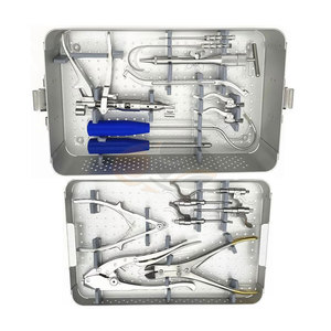 Système de câbles orthopédiques en acier inoxydable, kit d'instruments chirurgicaux professionnels, passe-fils, tende-fils, forceps pour os - Product Image 3
