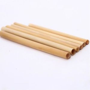Pajitas de bambú biodegradables al por mayor, ecológicas, reutilizables, juego de pajitas de madera para beber con cepillo de limpieza y bolsa de tela personalizada - Product Image 3