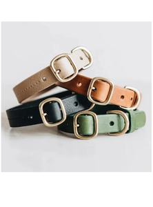 Luxury Anti-Lost PU Leather Dog <b>Collar</b> with Soft Padded Foldable Leads - Product Image 1