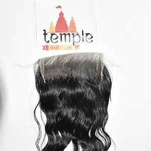 Extensiones de Cabello Humano 100% Indio Virgen con Cutícula Alineada, Cierre HD 4x4, Doble Trama, Sin Procesar - Product Image 1