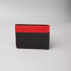 Portefeuille pliable en cuir véritable, vente en gros directe d'usine, avec logo embossé, grande capacité, porte-cartes pop-up, OEM ODM Premium - Product Image 3