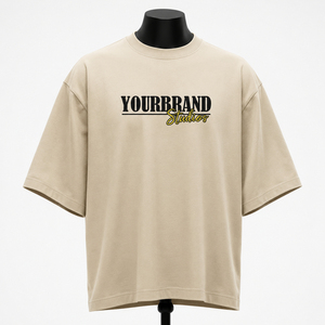 เสื้อยืดแฟชั่นใหม่สำหรับผู้ชาย เสื้อยืดคุณภาพสูงสำหรับผู้ชาย ดีไซน์โอเวอร์ไซส์ สวมใส่สบาย ระบายอากาศได้ดี - Product Image 1