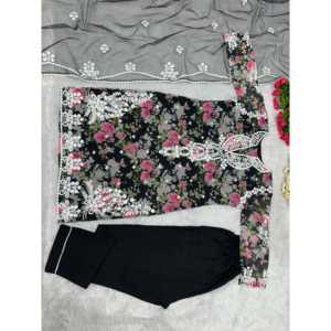 Ensemble de vêtements de soirée pour femmes de créateur Plazzo Dupatta - Product Image 3