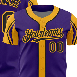 Maillots de baseball et de softball entièrement personnalisés, respirants, 100% polyester, noms et numéros personnalisés, logos sublimés - Product Image 5