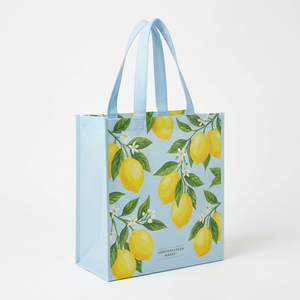 Sac non tissé personnalisé, minimaliste, extra large, à motif de dessin animé, écologique, résistant aux déchirures, pour les courses et l'épicerie, idéal pour le supermarché. - Product Image 2