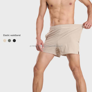 กางเกงขาสั้นออกกำลังกายมีซิปสำหรับผู้ชายกางเกงขาสั้นเล่นกีฬาทำจากโพลีเอสเตอร์แห้งเร็ว - Product Image 2