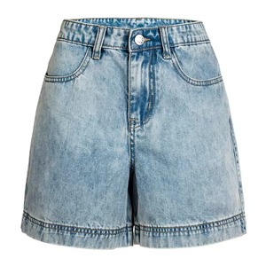 Women Skinny Straight High Denim <b>Shorts</b> Waterproof Summer Modern Casual Design Premium Quality Everyday Fashion OEM Clothing - Product Image 1