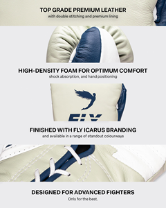 Gants de boxe en cuir véritable à lacets aux designs uniques pour l'entraînement professionnel de kick-boxing et de MMA, unisexes, personnalisables, OEM - Product Image 4