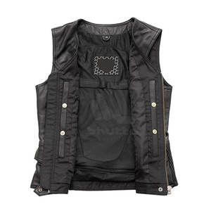 Chaleco de Cuero Genuino para Mujer, Hecho a Medida, de Buena Calidad, con Cierre de Cremallera, Precio Razonable, Ropa Exterior - Product Image 4