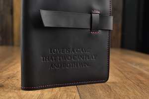 Housse de carnet A5 en cuir véritable anti-odeur de luxe, rechargeable, pour le bureau, les réunions d'affaires, LNBC-0041 - Product Image 6