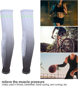 Manchon de compression sportif personnalisé pour la conduite et la pêche, séchage rapide, design noir et blanc, équipement de protection, dernière conception - Product Image 2