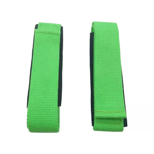 Sangles de musculation en coton robustes avec support de poignet en néoprène pour la gym, logo personnalisé, sangles de musculation professionnelles - Product Image 3
