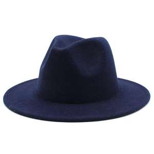 Sombrero Fedora de Ala Ancha, Color Sólido, Protección Solar, Diseño Personalizado, Decoración con Borlas, Casual para Exteriores, Pesca - Product Image 3