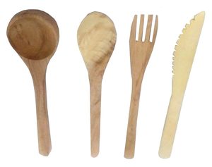Ensemble de service de salade au design unique noir de haute qualité et ustensiles de service pour la décoration de mariage et de table - Product Image 4