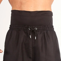 Nouvel Arrivage Short de bain musulman pour hommes Awrah à double couche, taille mi-haute, avec compression interne, couleur unie, écologique, séchage rapide