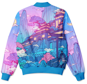 เสื้อแจ็คเก็ตบอมเบอร์กันลมสำหรับฤดูหนาวแบบระบายอากาศได้ดี เป็นมิตรกับสิ่งแวดล้อม  สำหรับผู้หญิงไซส์ใหญ่  แบบมีซิป  ปักลายได้ตามสั่ง  เสื้อคลุมลำลอง - Product Image 3