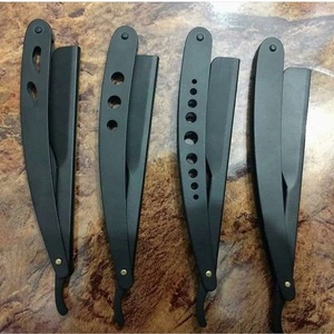 Navajas de afeitar de barbero, Shavette de corte recto, Rasoi, Cuchillo plegable, Navaja de afeitar de corte recto para barbería y salón, Shavette - Product Image 1